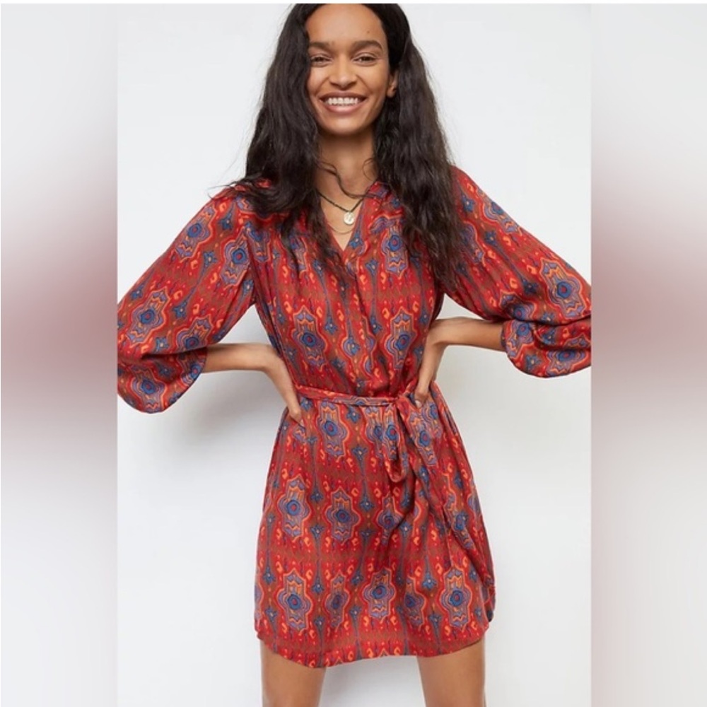 Anthropologie Rosemary Tunic Long Sleeve Dress